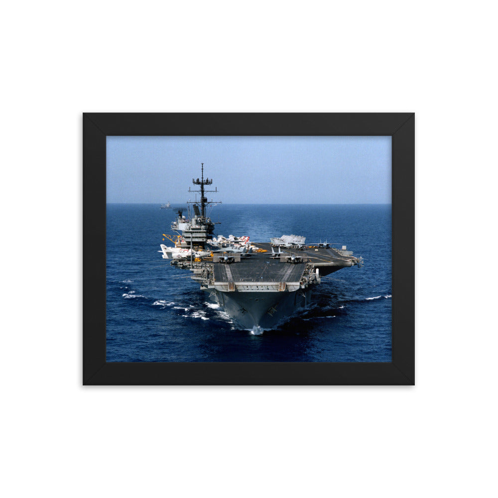USS Saratoga (CV-60) Framed Ship Photo