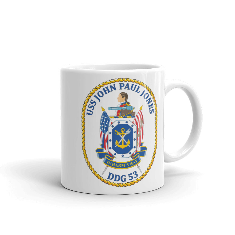 USS John Paul Jones (DDG-53) Ship's Crest Mug