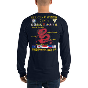 USS John C. Stennis (CVN-74) 2016 Long Sleeve ORT Cruise Shirt