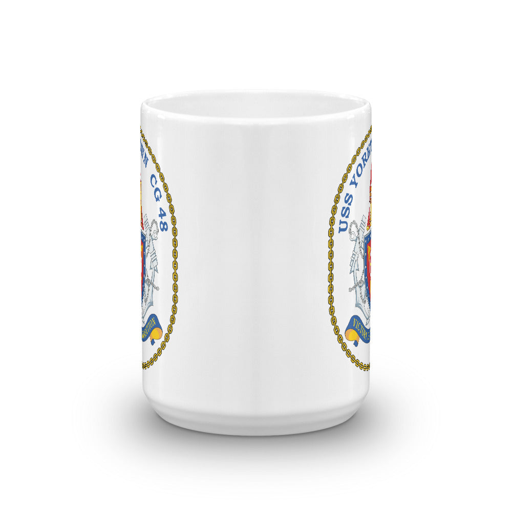 USS Yorktown (CG-48) Ship's Crest Mug