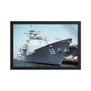 USS Anzio (CG-68) Framed Ship Photo