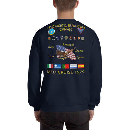 USS Dwight D. Eisenhower (CVN-69) 1979 Cruise Sweatshirt