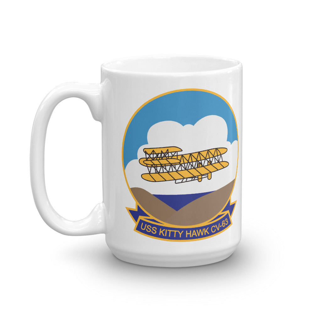 USS Kitty Hawk (CV-63) Ship's Crest Mug