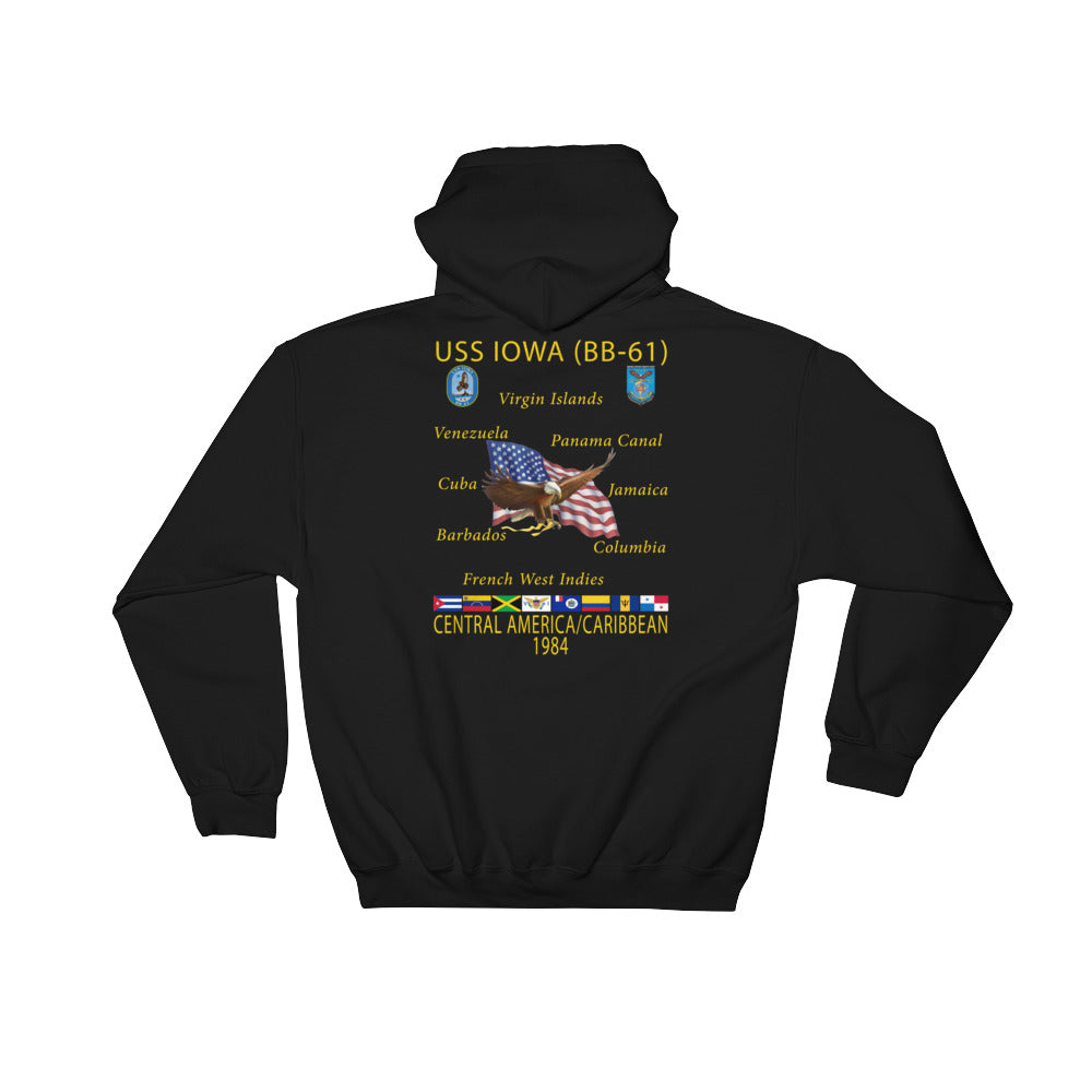 USS Iowa (BB-61) 1984 Cruise Hoodie