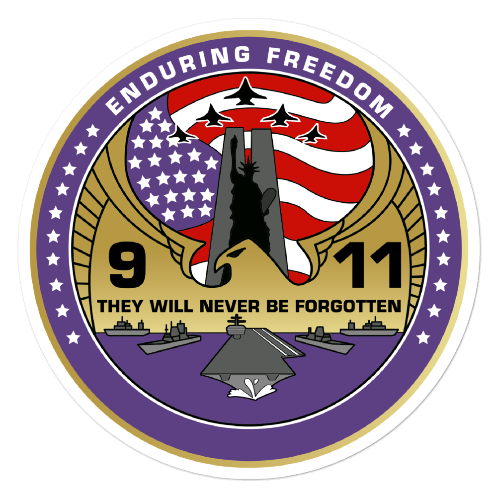 Operation Enduring Freedom 911 Vinyl Sticker