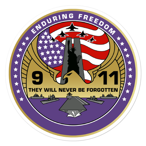 Operation Enduring Freedom 911 Vinyl Sticker