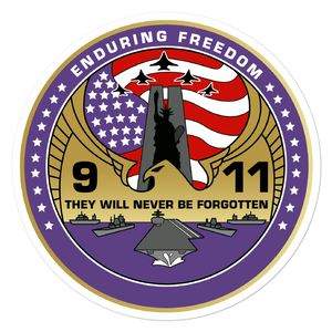 Operation Enduring Freedom 911 Vinyl Sticker