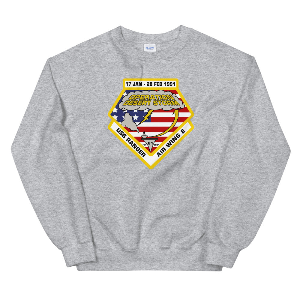 USS Ranger (CV-61) Operation Desert Storm Sweatshirt