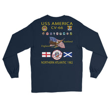 Load image into Gallery viewer, USS America (CV-66) 1982 Long Sleeve Cruise Shirt