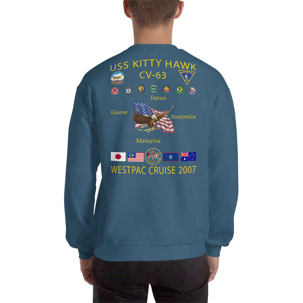 USS Kitty Hawk (CV-63) 2007 Cruise Sweatshirt