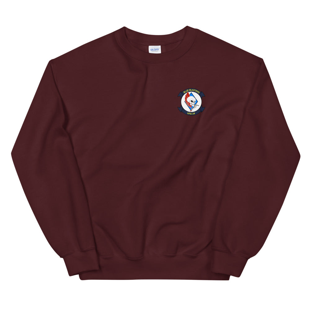 VFA-34 Blue Blasters Squadron Crest Sweatshirt