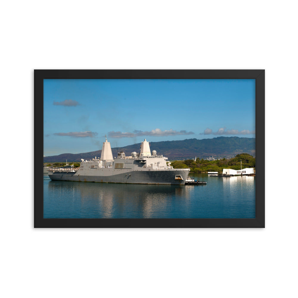 USS New Orleans (LPD-18) Framed Ship Photo