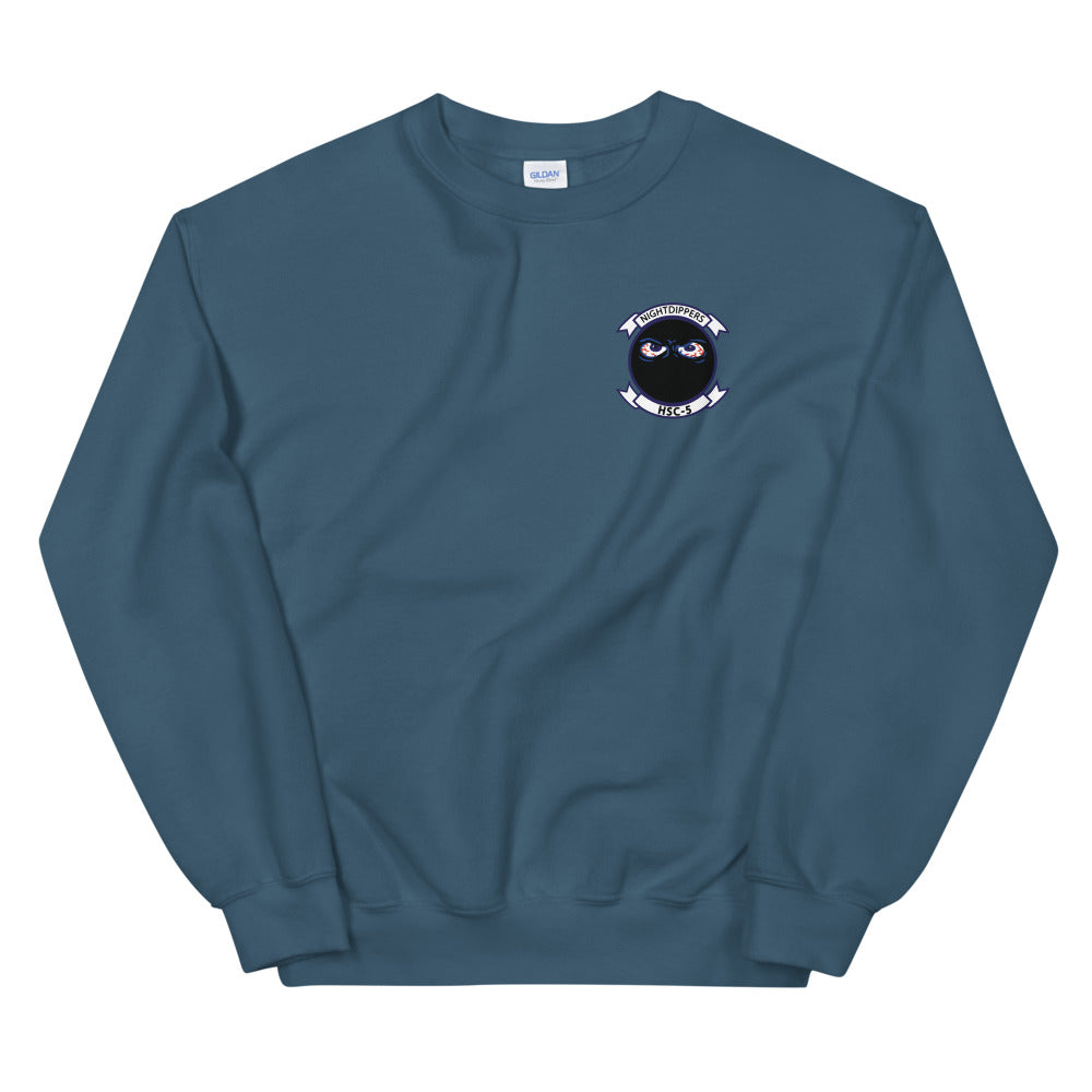 HSC-5 Nightdippers Squadron Crest Sweatshirt