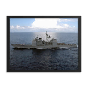 USS Lake Champlain (CG-57) Framed Ship Photo