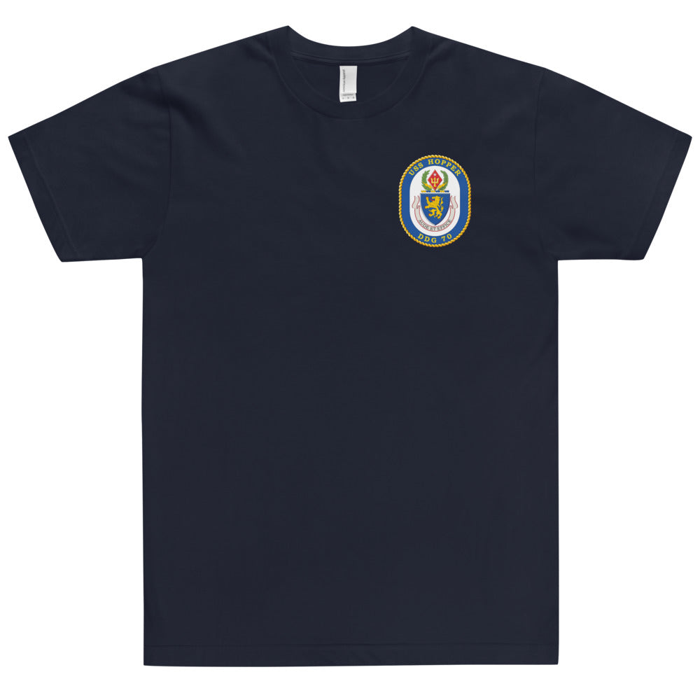 USS Hopper (DDG-70) Ship's Crest Shirt