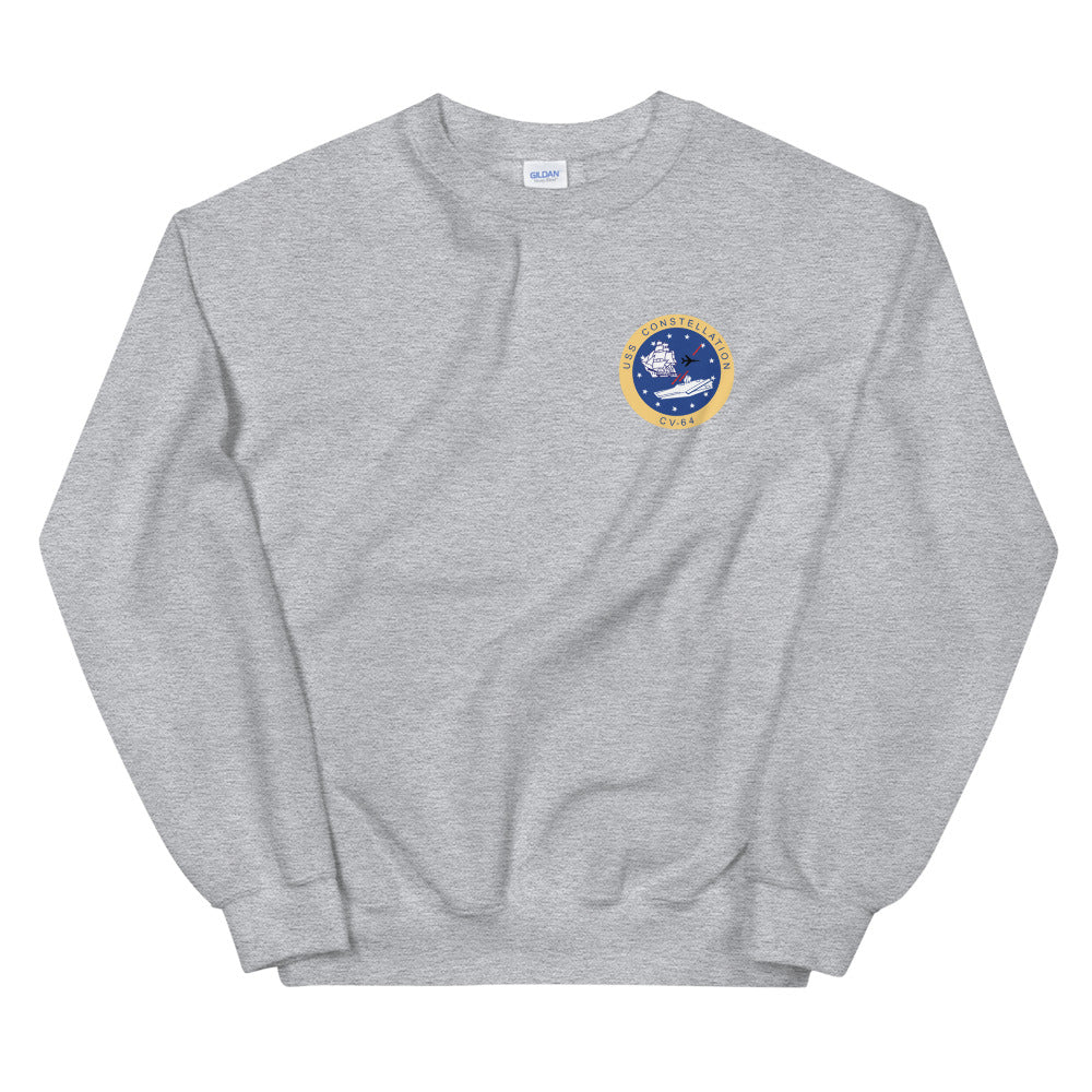 USS Constellation (CV-64) Ship's Crest Sweatshirt