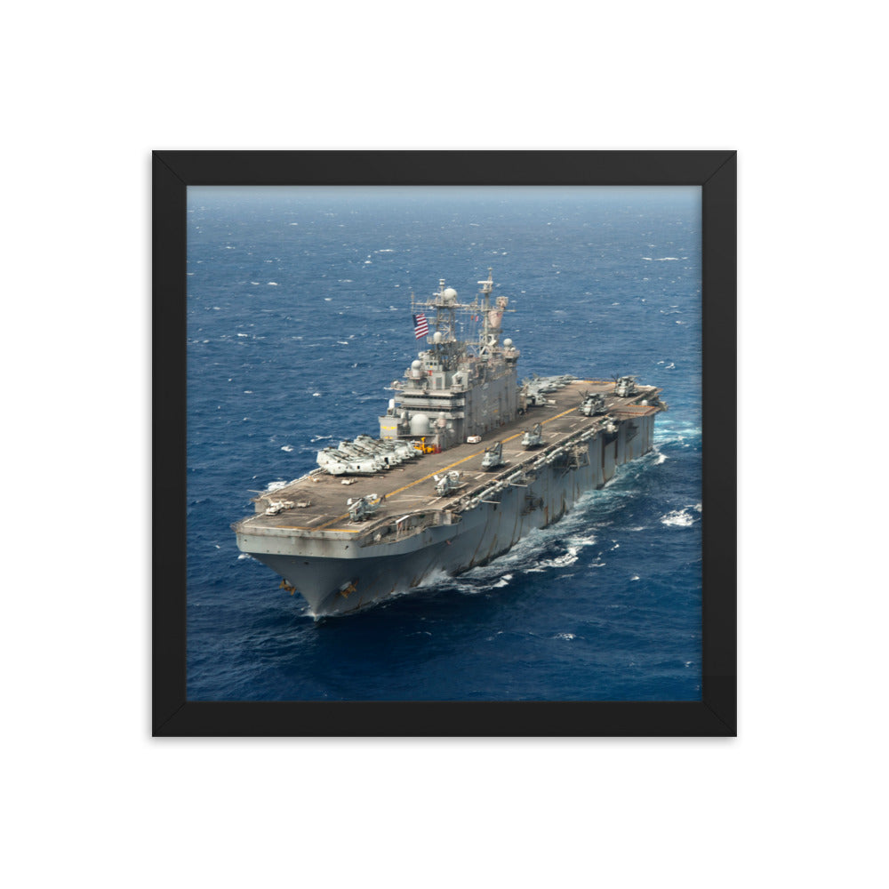 USS Peleliu (LHA-5) Framed Ship Photo