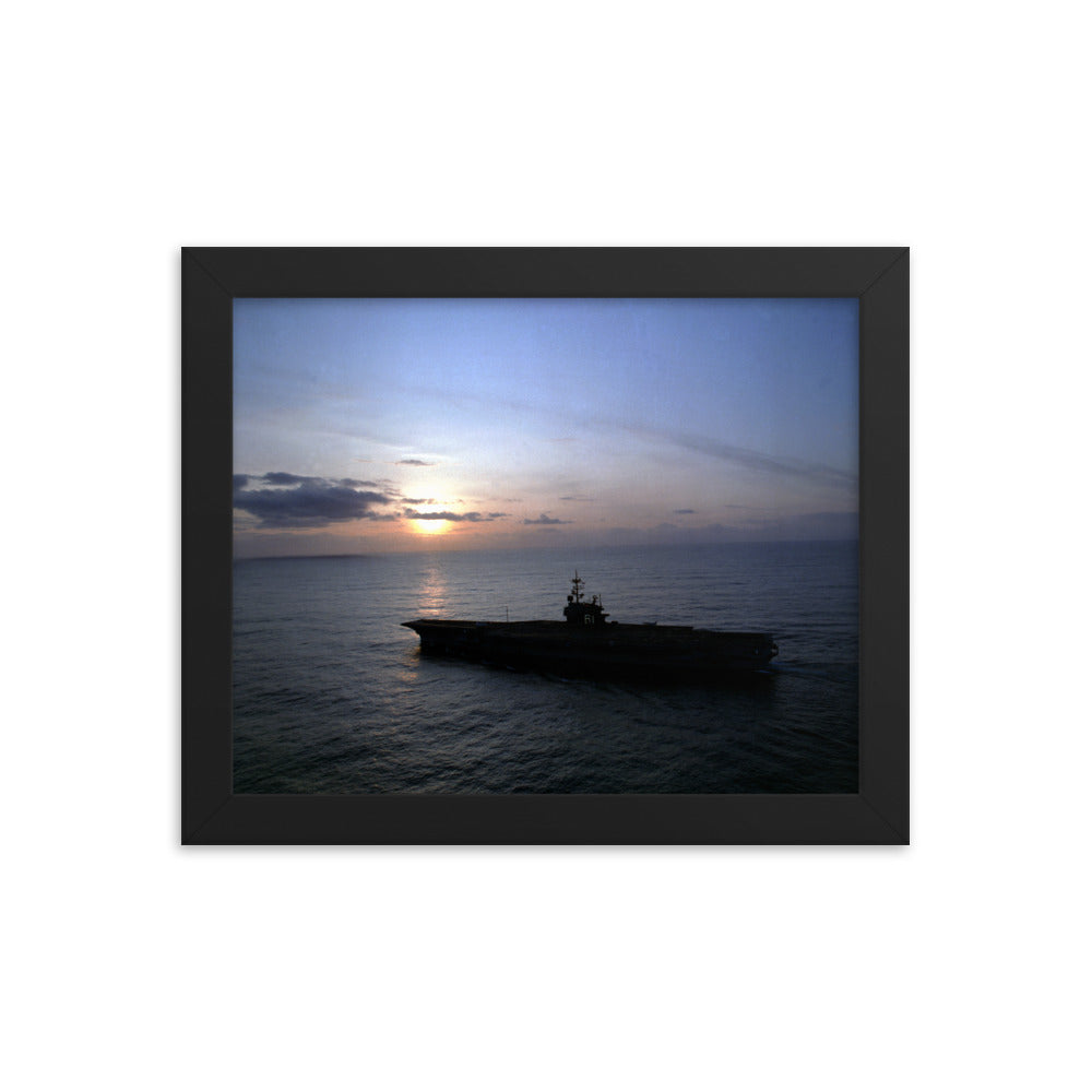 USS Ranger (CV-61) Framed Ship Photo
