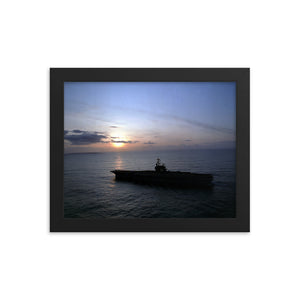 USS Ranger (CV-61) Framed Ship Photo