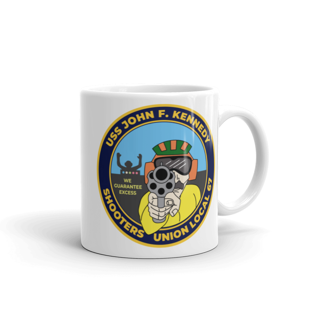 USS John F. Kennedy (CVA-67) Shooters Union Local 67 Mug
