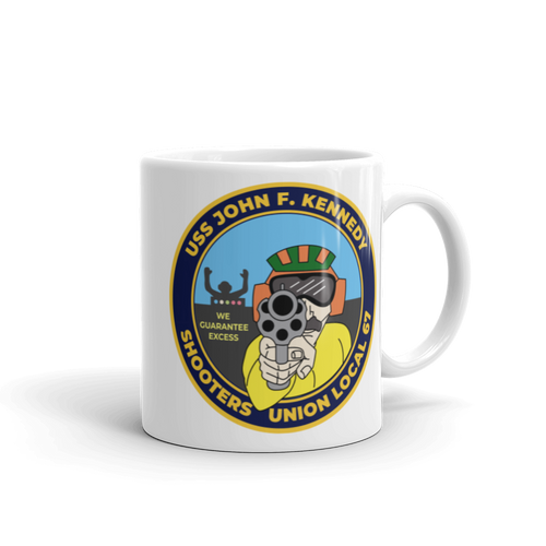 USS John F. Kennedy (CVA-67) Shooters Union Local 67 Mug