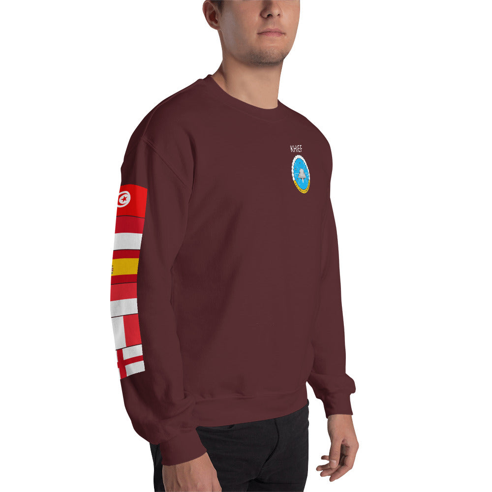 IKE CUSTOM w/FLAGS - E HUGHES - Sweatshirt