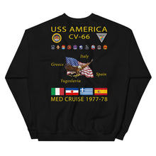 Load image into Gallery viewer, USS America (CV-66) 1977-78 Cruise Sweatshirt