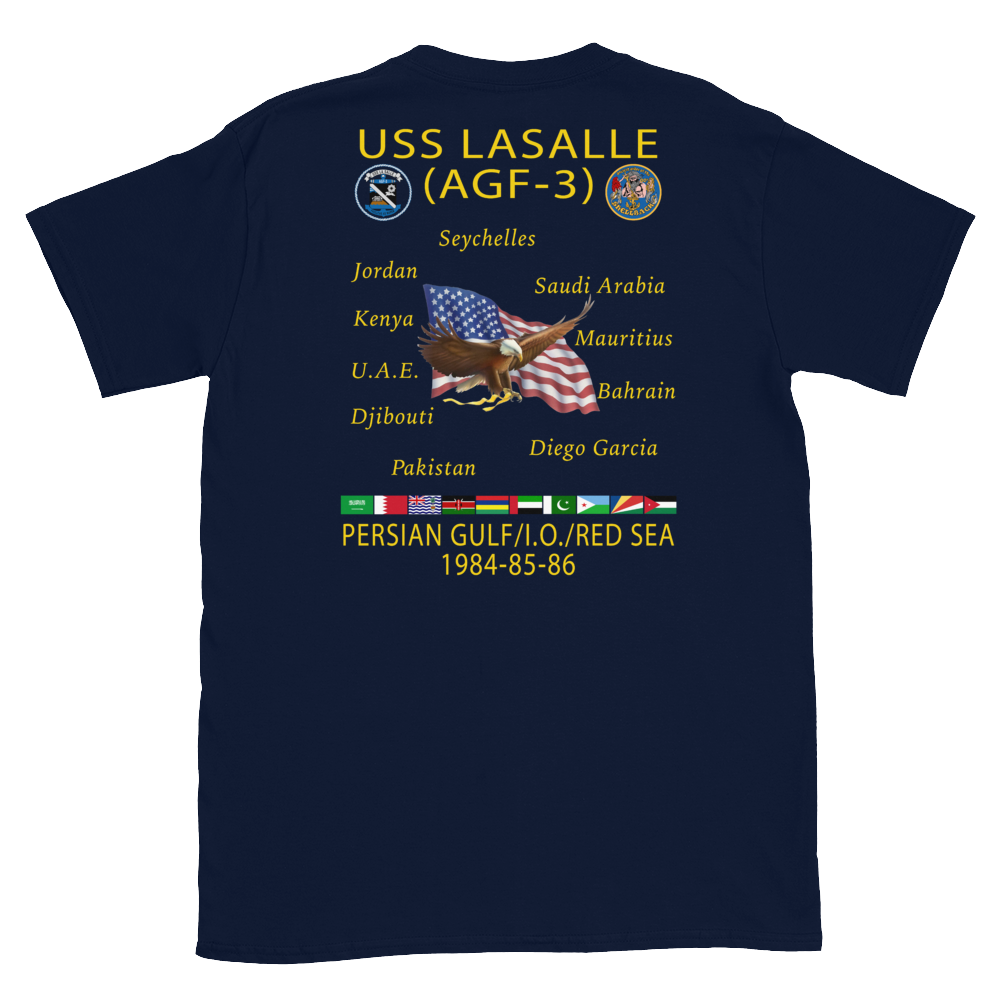 USS LASALLE (AGF-3) Custom Cruise Shirt