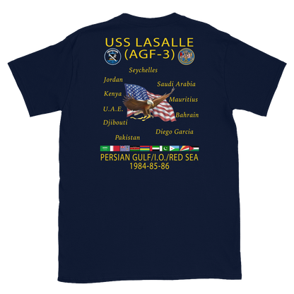 USS LASALLE (AGF-3) Custom Cruise Shirt