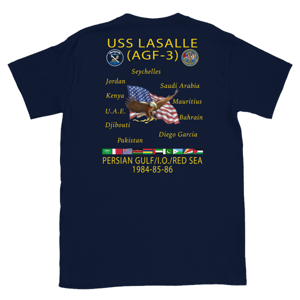 USS LASALLE (AGF-3) Custom Cruise Shirt