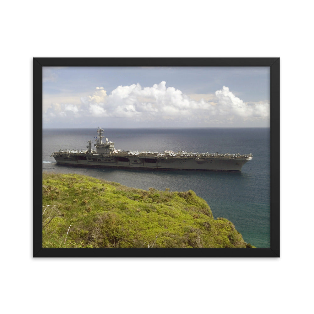 USS Nimitz (CVN-68) Framed Ship Photo