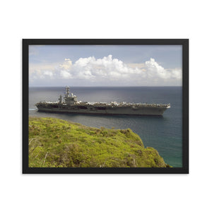 USS Nimitz (CVN-68) Framed Ship Photo