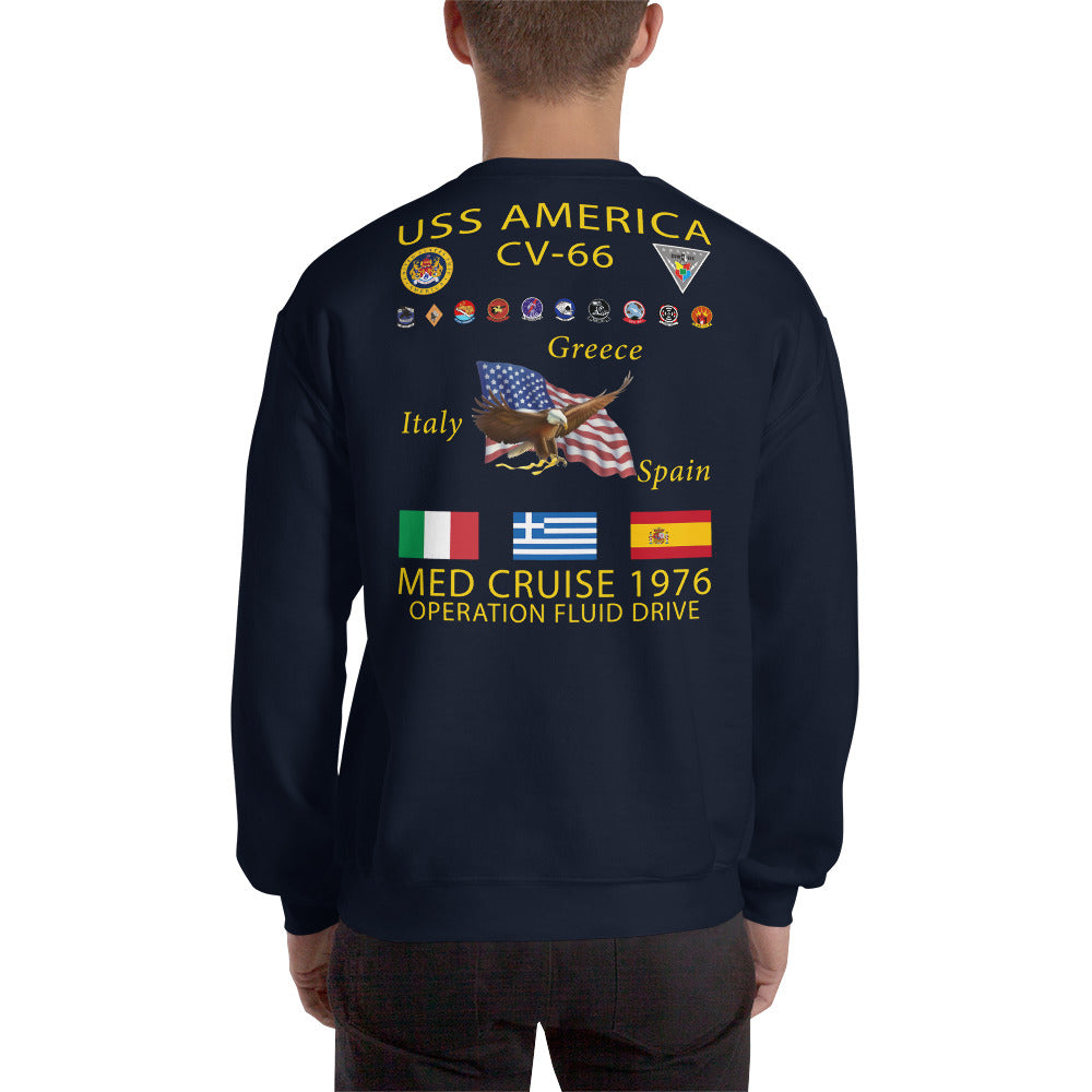 USS America (CV-66) 1976 Cruise Sweatshirt