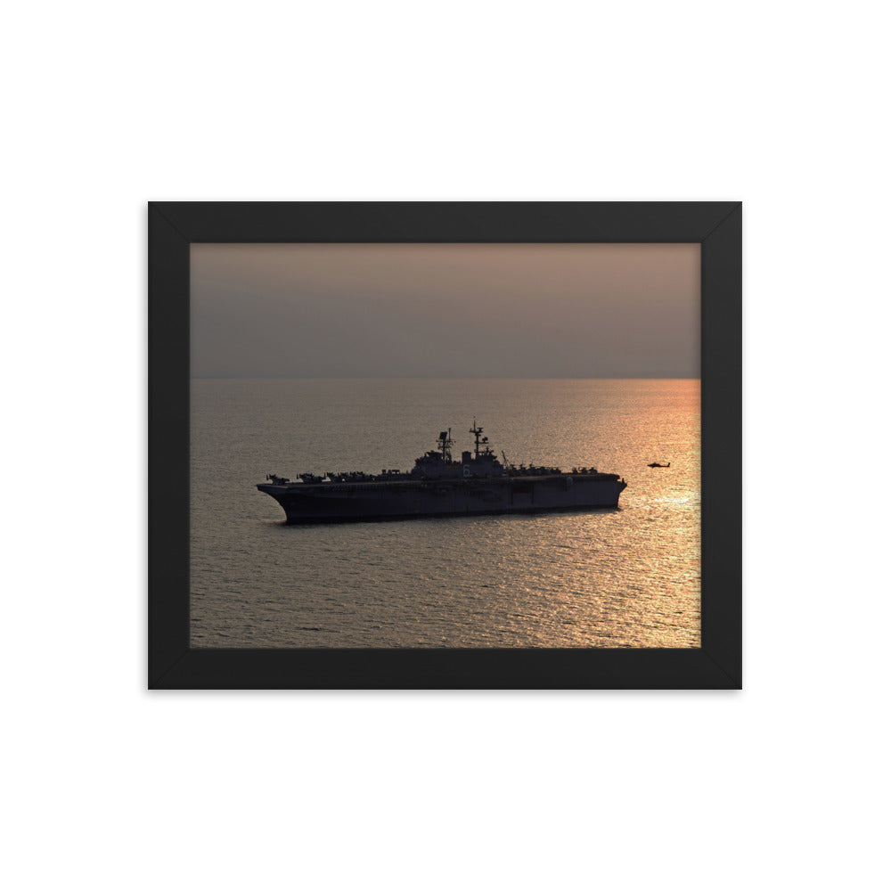 USS Bonhomme Richard (LHD-6) Framed Ship Photo