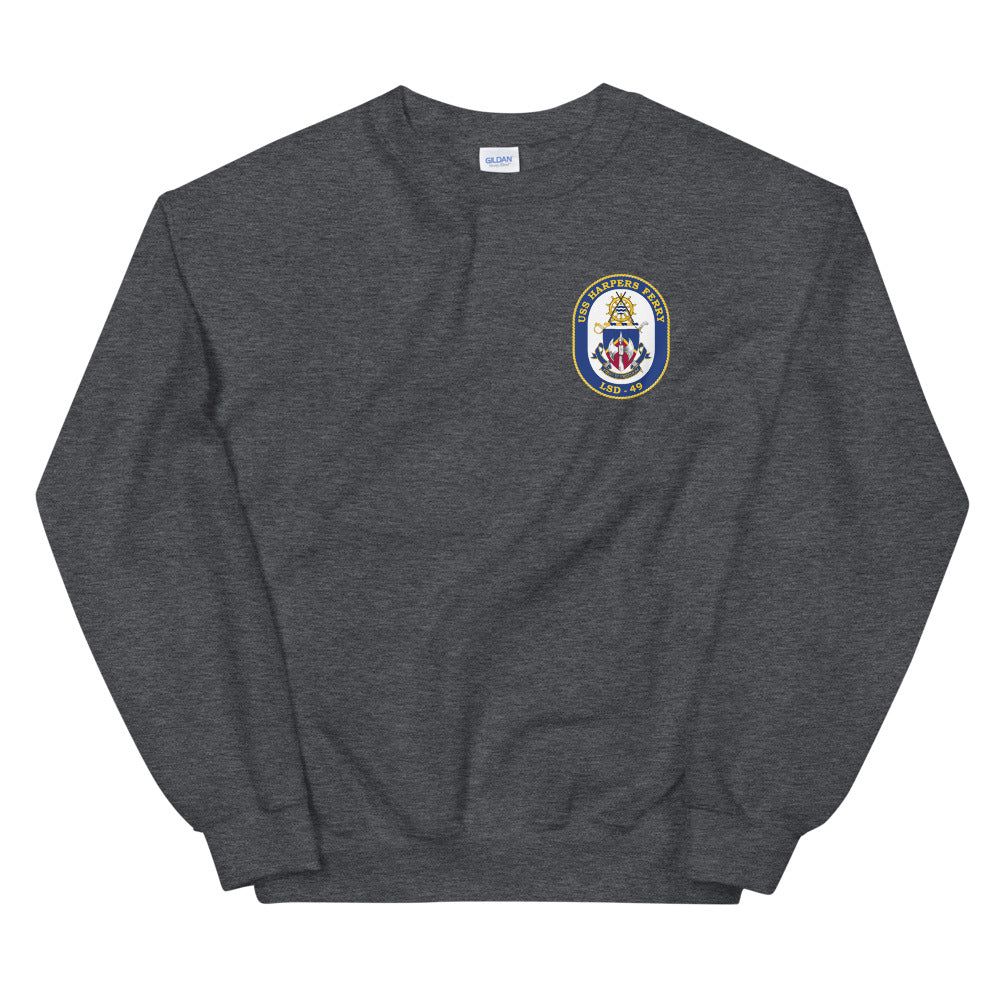 USS Harpers Ferry (LSD-49) Ship's Crest Sweatshirt