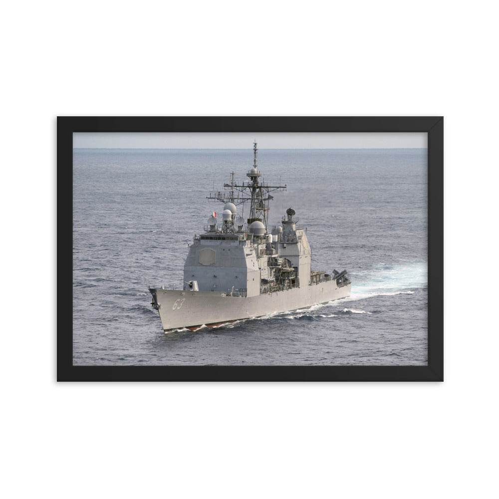 USS Cowpens (CG-63) Framed Ship Photo