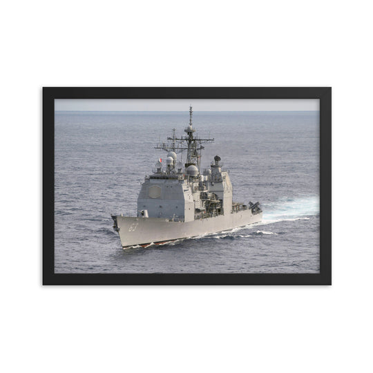 USS Cowpens (CG-63) Framed Ship Photo