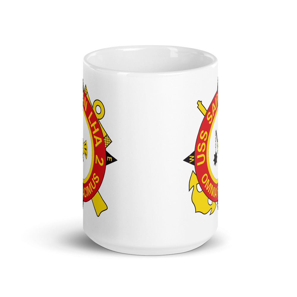 USS Saipan (LHA-2) Ship's Crest Mug