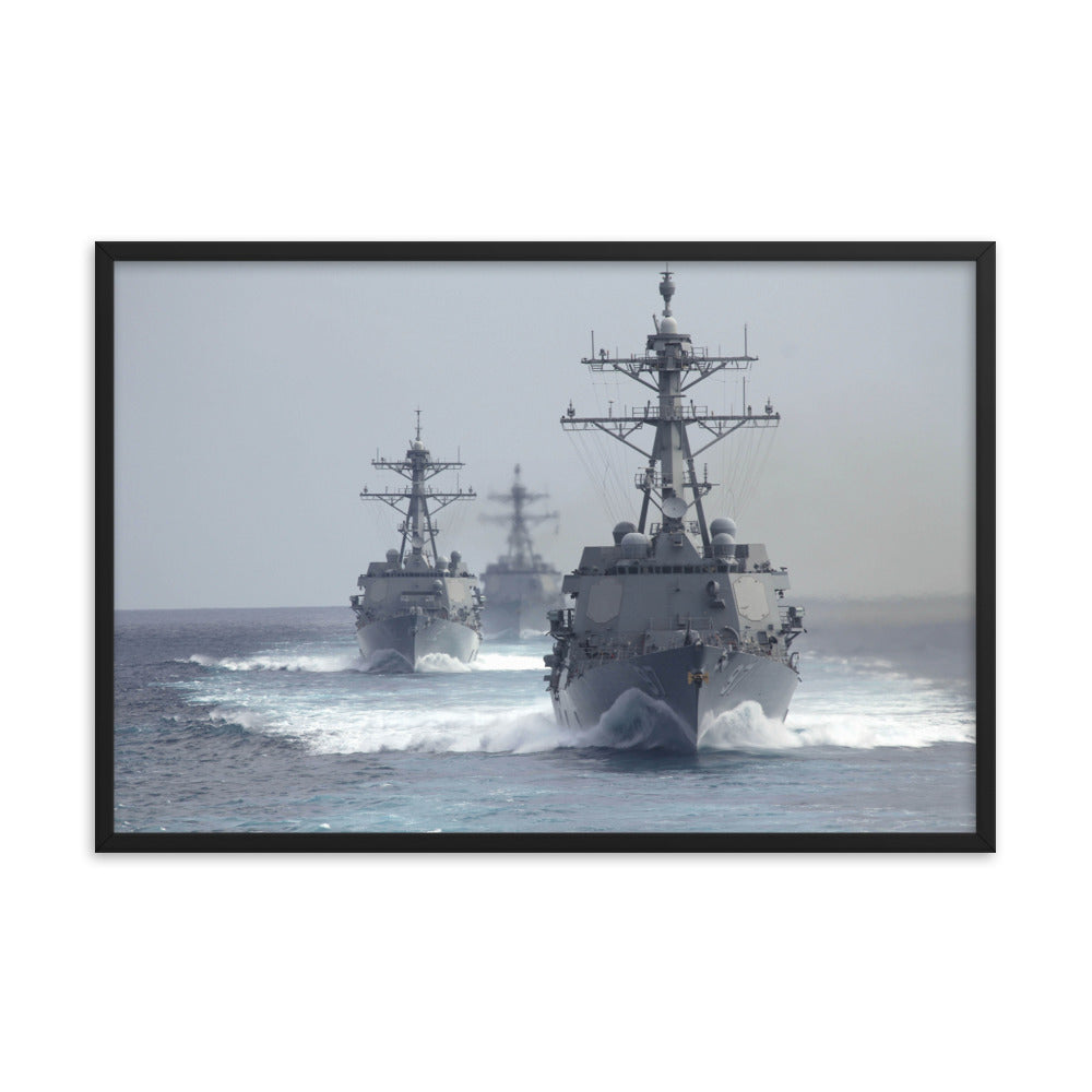 USS Halsey (DDG-97) Framed Ship Photo