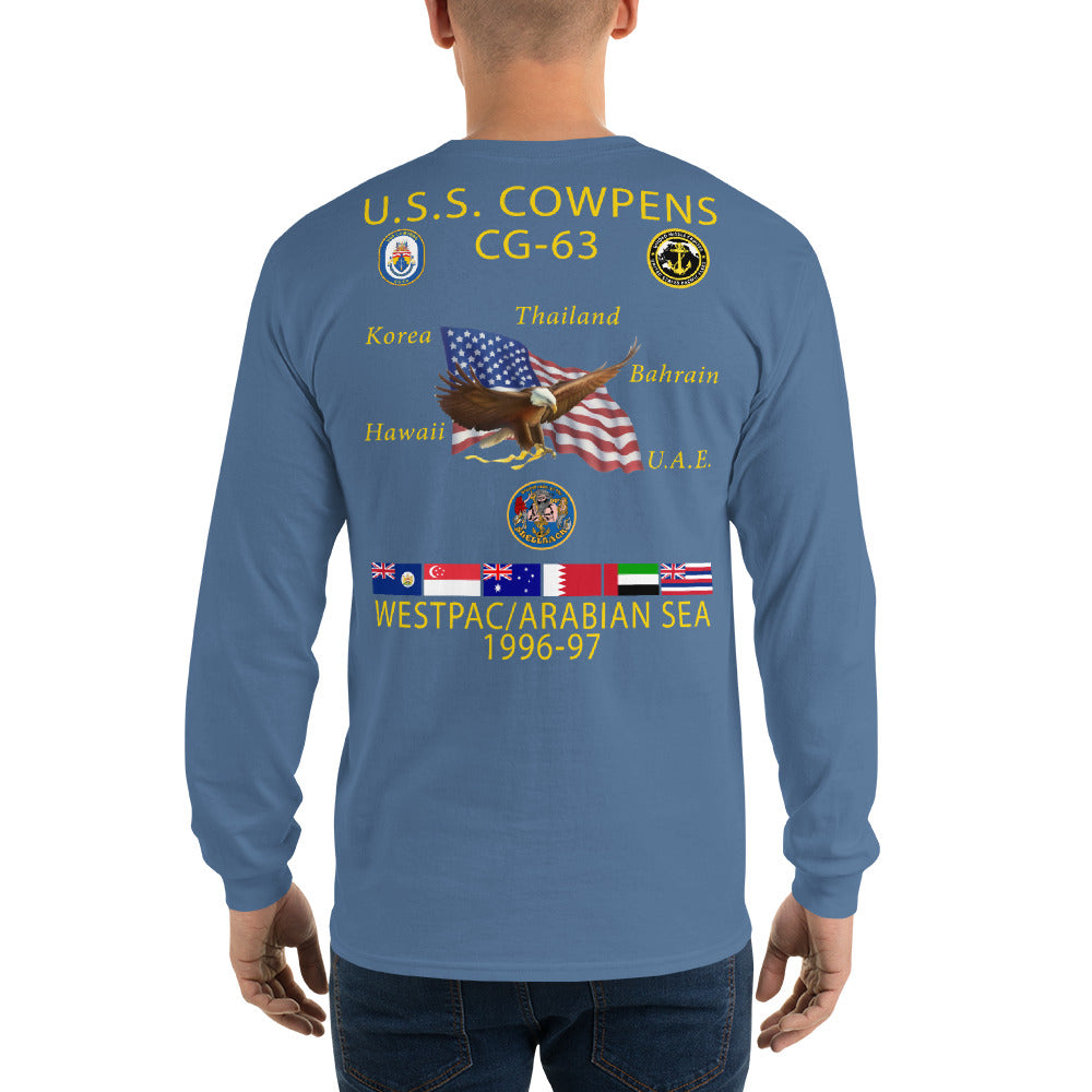 USS Cowpens (CG-63) 1996-97 Long Sleeve Cruise Shirt