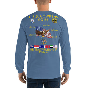 USS Cowpens (CG-63) 1996-97 Long Sleeve Cruise Shirt