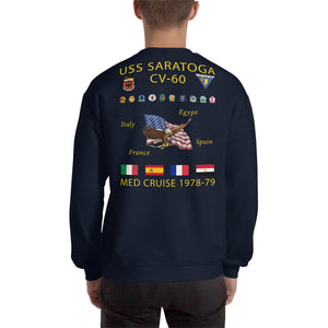 USS Saratoga (CV-60) 1978-79 Cruise Sweatshirt