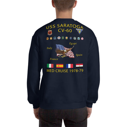 USS Saratoga (CV-60) 1978-79 Cruise Sweatshirt