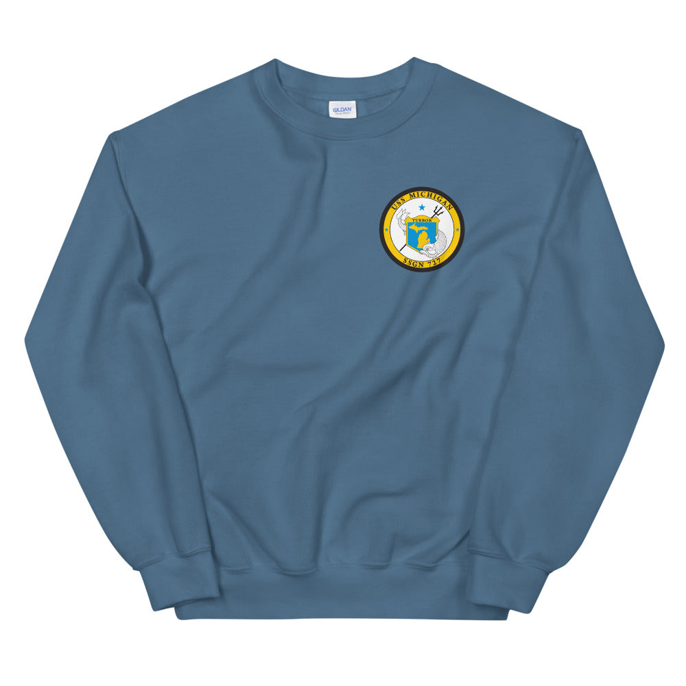 USS Michigan (SSGN-727) Ship's Crest Sweatshirt
