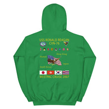 Load image into Gallery viewer, USS Ronald Reagan (CVN-76) 2007 Cruise Hoodie