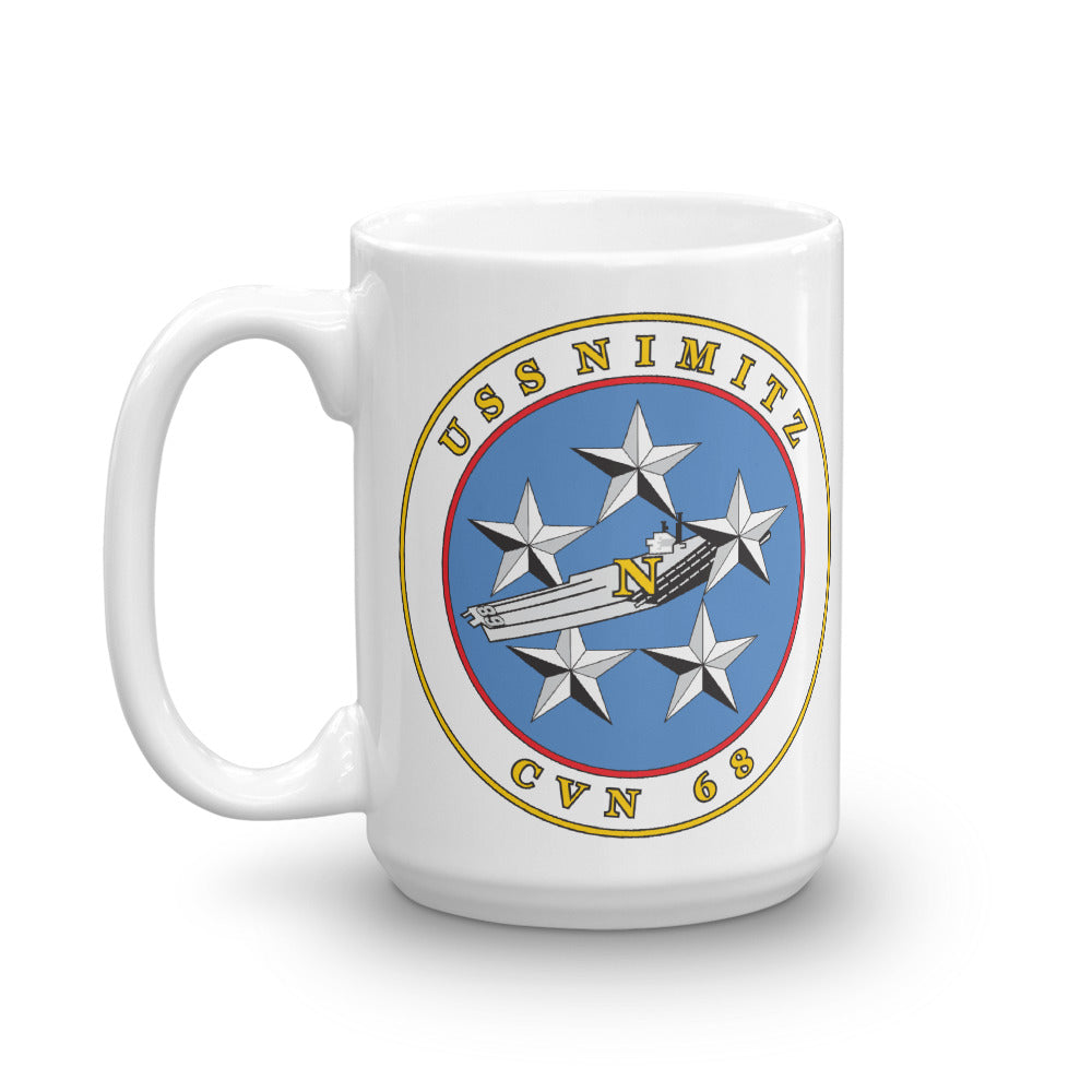 USS Nimitz (CVN-68) Ship's Crest Mug