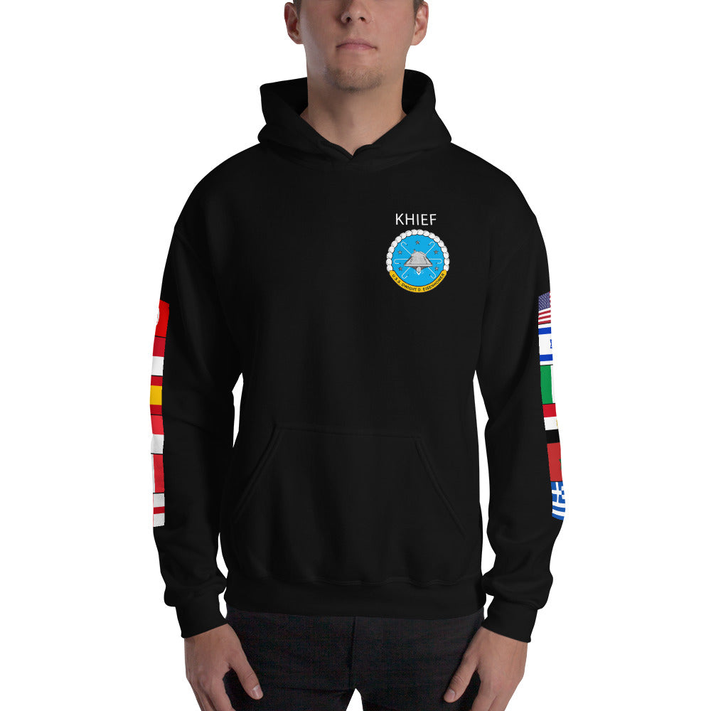 IKE CUSTOM w/FLAGS - E HUGHES - Hoodie