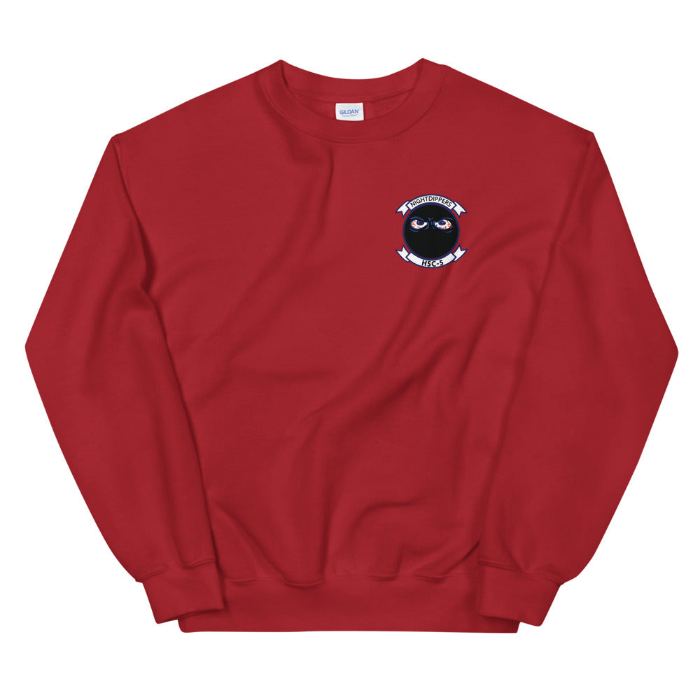 HSC-5 Nightdippers Squadron Crest Sweatshirt