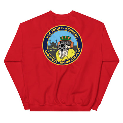 USS John F. Kennedy (CVA-67) Shooters Union Local 67 Sweatshirt