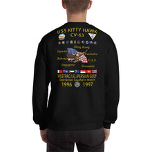 Load image into Gallery viewer, USS Kitty Hawk (CV-63) 1996-97 Cruise Sweatshirt